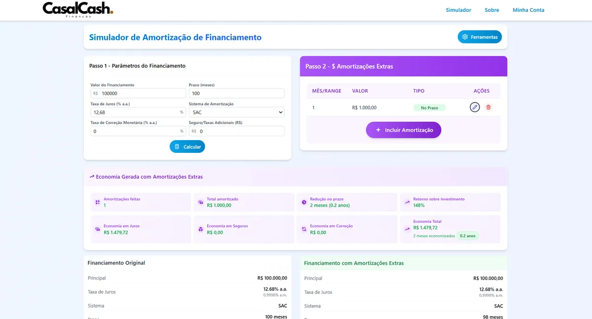 Simulador de Financiamento